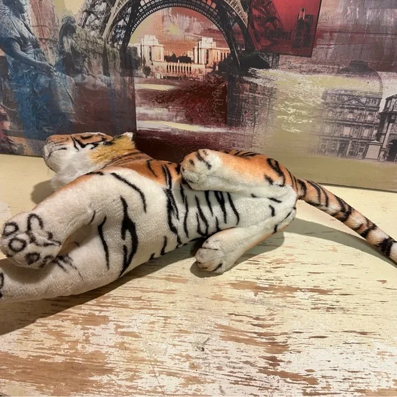Bengal Tiger Plush Stuffed Animal Toy - Picture 3 of 9